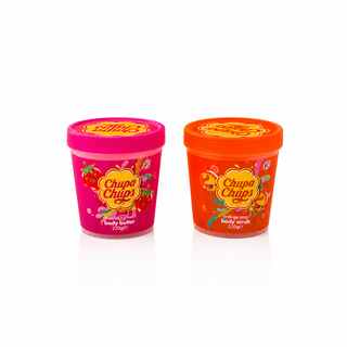 Strawberry Swirl - Beurre corporel 220g & Orange Pop - Gommage corporel 220g