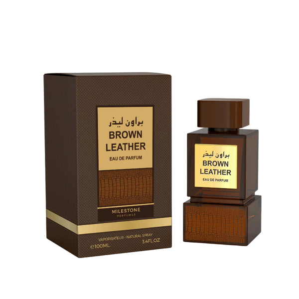 Brown Leather Eau de Parfum 100 ml – Milestone – La Barfumerie Paris - Main Image