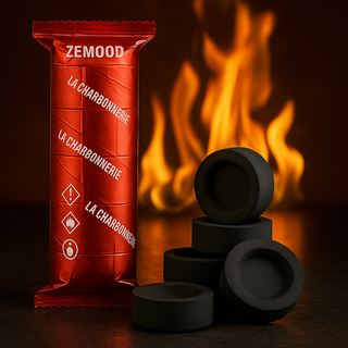 Lot de 10 Charbons à Allumage Instantané – Zemood