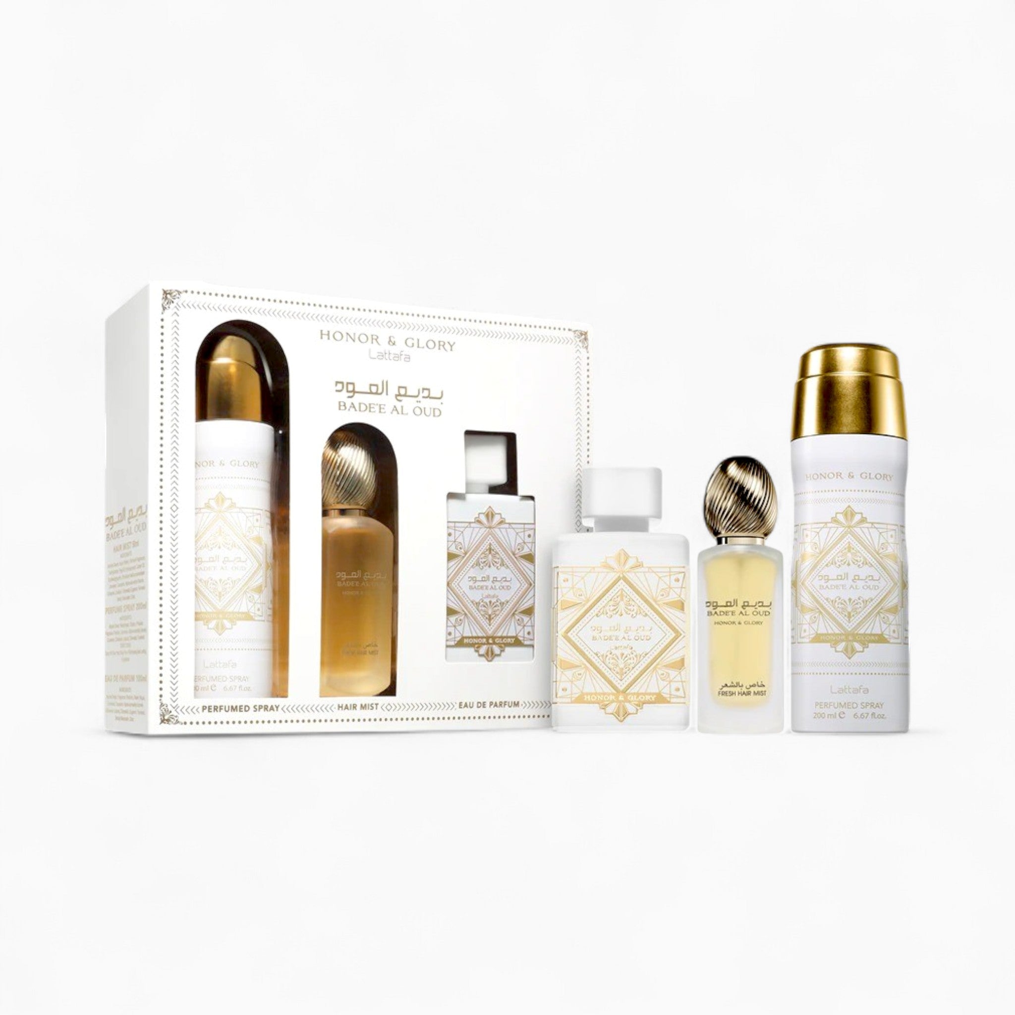Badee Al Oud Honor Glory Gift Set – Lattafa – La Barfumerie Paris