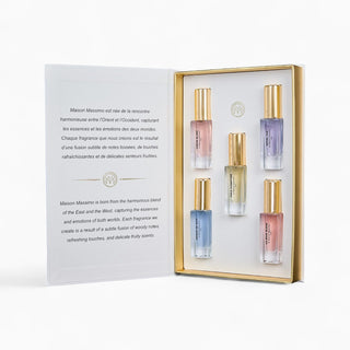Coffret Découverte 5 flacons de 5 ml – Maison Massimo Paris - La Barfumerie Paris