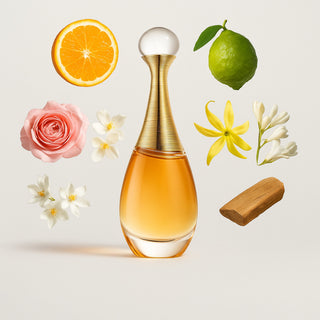 J'adore infinissime Eau de Parfum50 ml - Dior : bouquet floral lumineux à la tubéreuse, rose, jasmin et bois de santal. Une féminité infiniment sensuelle. 
