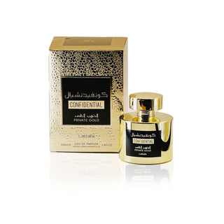 Confidential Gold Eau de parfum Lattafa - La Barfumerie Paris