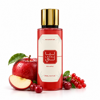 Red Apple – Brume Parfumée Cheveux & Corps 250 ml – Layali