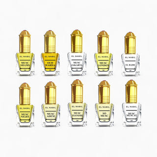 Lot de 10 Roll-On 5 ml – El Nabil - La Barfumerie Paris
