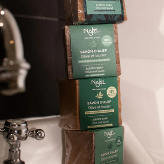 Savon D'Alep Traditionnel 30% Laurier* 170 gr - Najel - La Barfumerie Paris