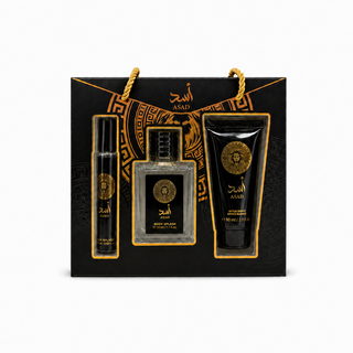 Coffret Asad  – Brumes Parfumées 50 ml & 20 ml + Lotion Après-Rasage 90 ml – Mystical