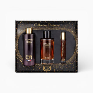 Coffret parfum Madame Aisha – Collection Platinum