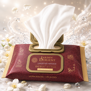 Lingettes parfumées visage & corps - Princesse - Dubai style 0% Alcool