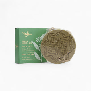 Savon D'Alep Ambre et Oud 150 gr - Najel - La Barfumerie Paris