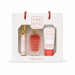 Coffret Bubble Lychee - Shekita - Coffret Eau de parfum & Lotion coporelle parfumée