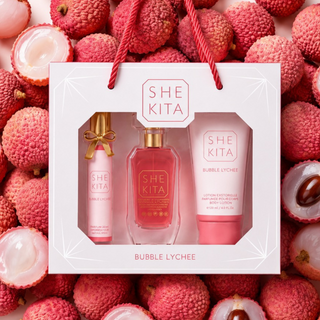 Coffret Bubble Lychee - Shekita - Coffret Eau de parfum & Lotion coporelle parfumée