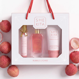 Coffret Bubble Lychee - Shekita - Coffret Eau de parfum & Lotion coporelle parfumée