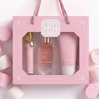 Coffret Marshmallow - Shekita - Coffret Eau de parfum & Lotion coporelle parfumée