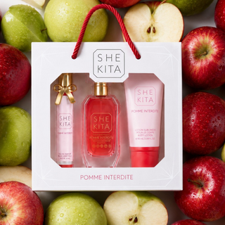Coffret Pomme Interdite - Shekita - Coffret Eau de parfum & Lotion coporelle parfumée