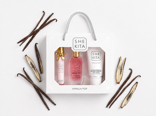 Coffret Vanilla Pop - Shekita - Coffret Eau de parfum & Lotion coporelle parfumée
