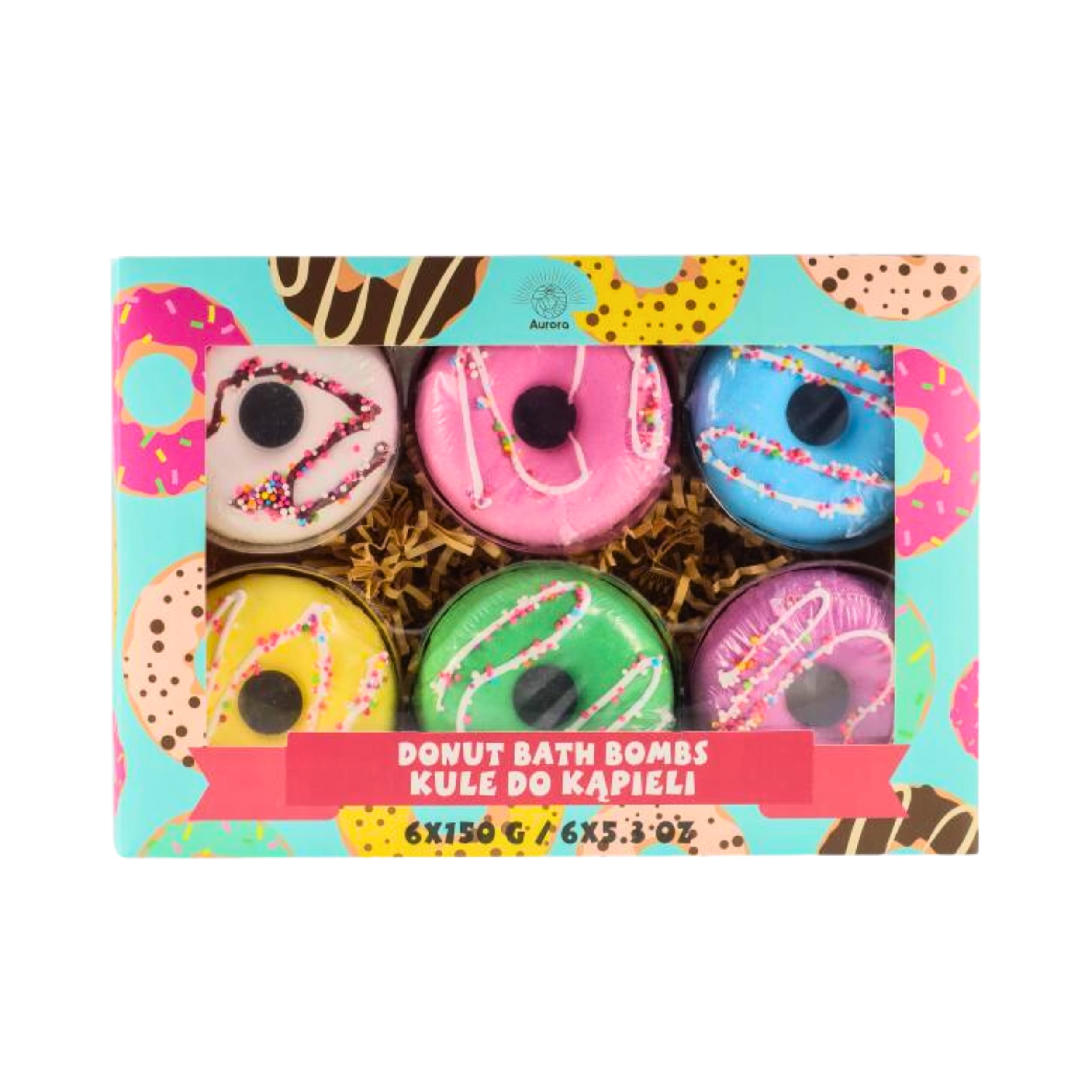 Coffret Bombe de Bain Donuts 6 x 150 g - Aurora