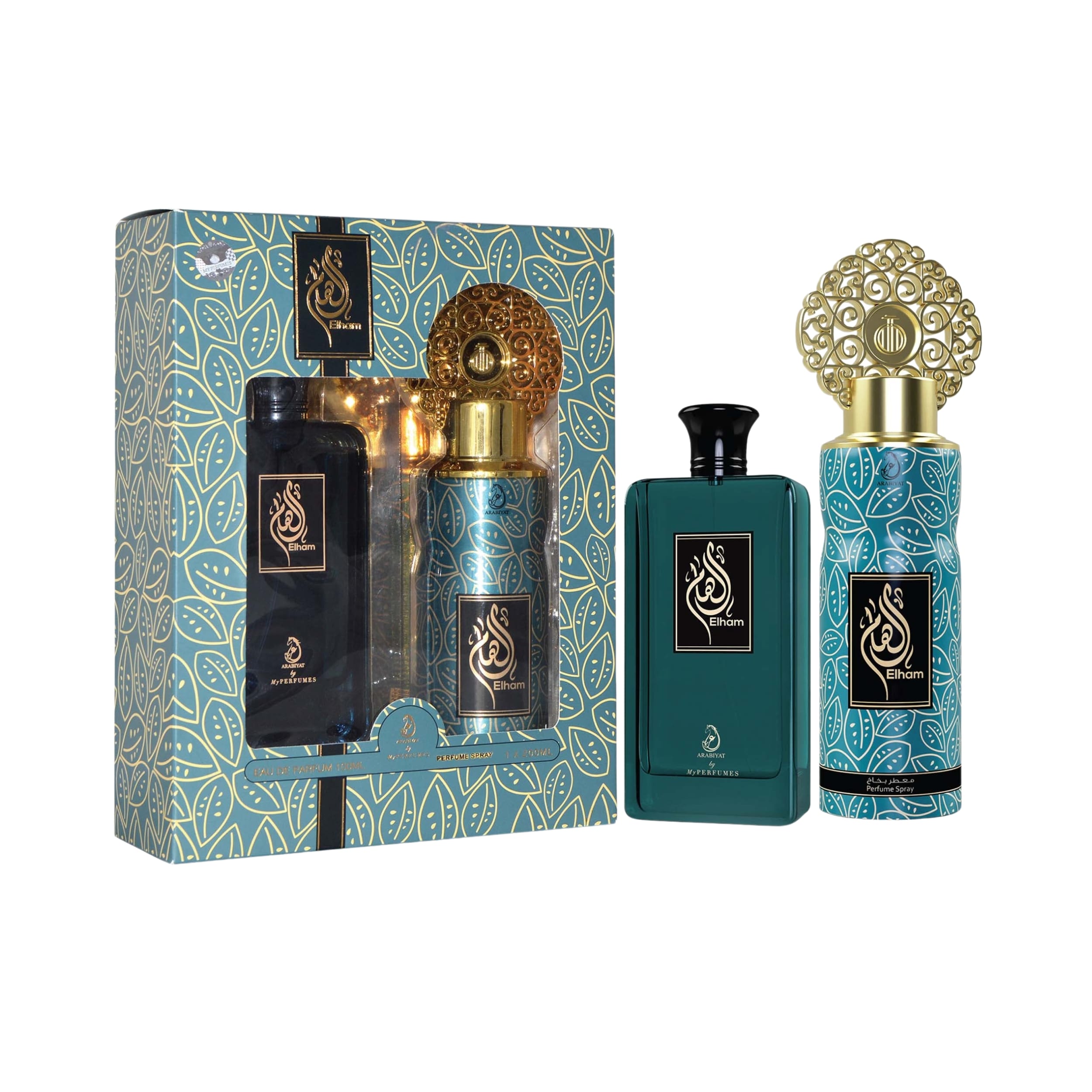 Coffret Elham EDP 100 ml Et Spray 200 ml - Arabiyat Prestige