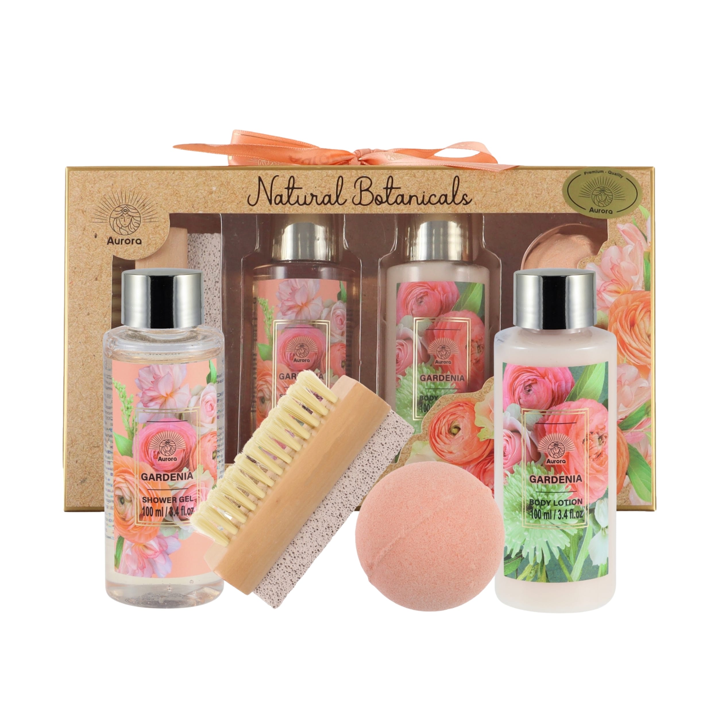 Coffret Natural Botanicals Gardenia 4 pièces - Aurora