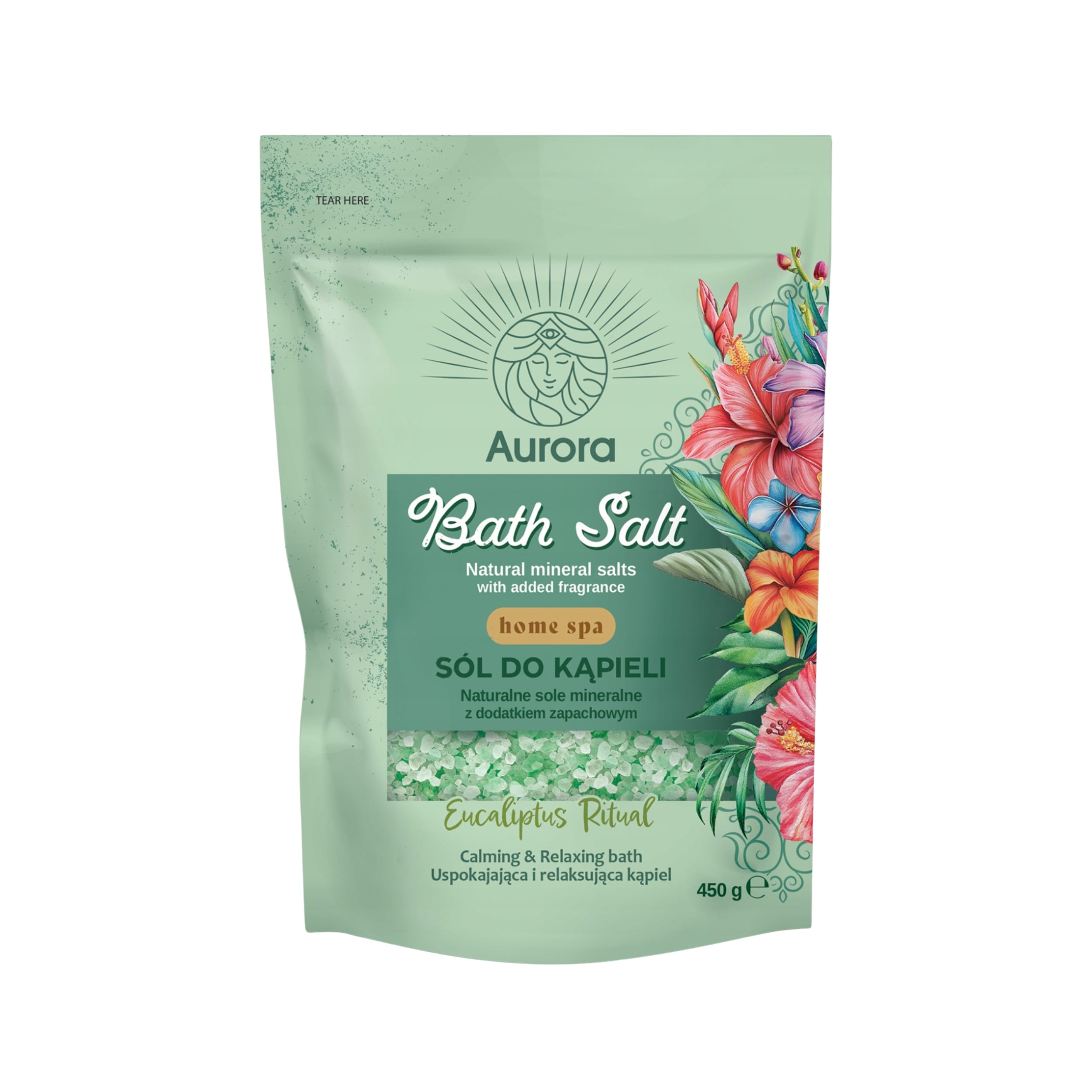 Sel de Bain Eucalyptus Ritual 450g - Aurora