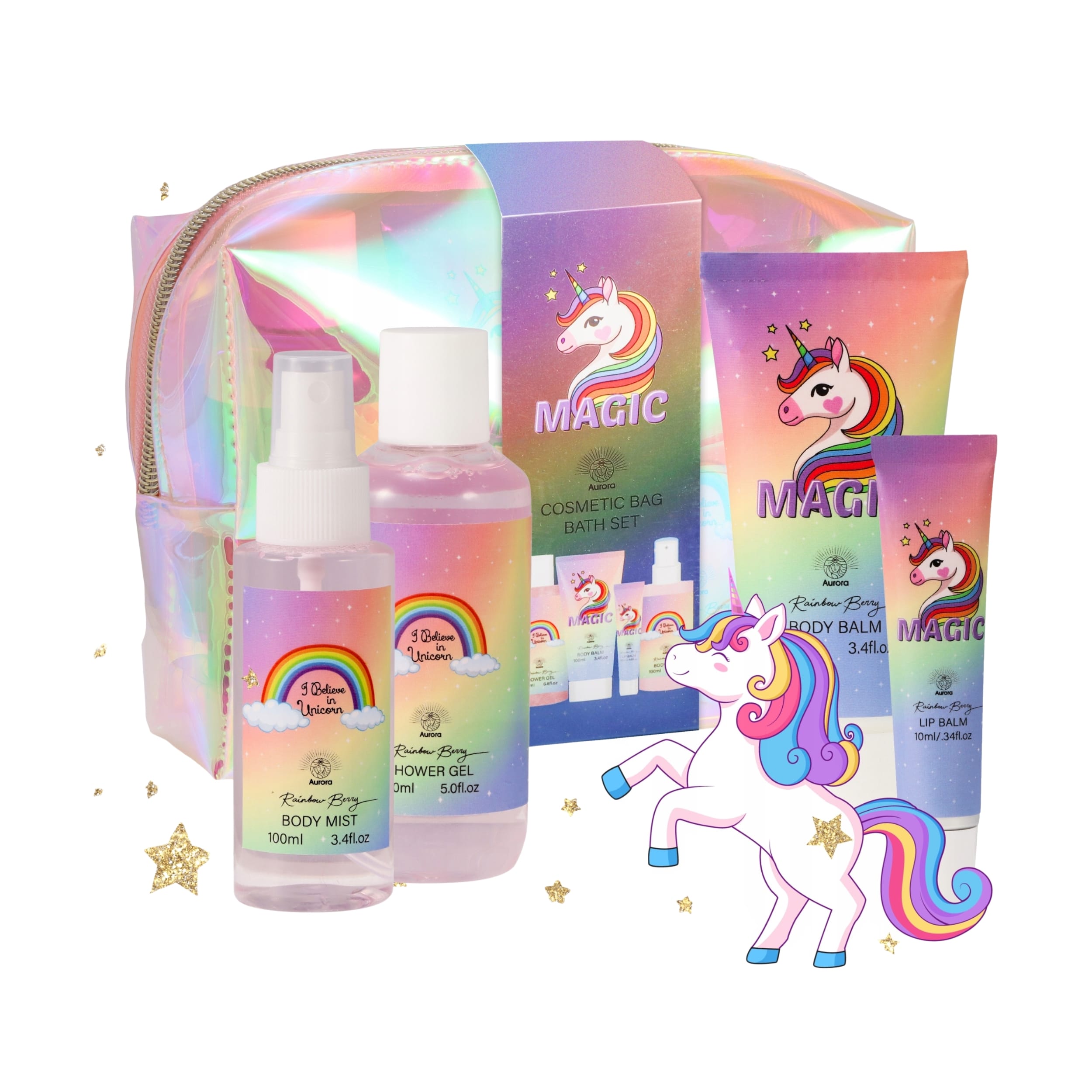 Trousse Laser Magic Licorne 4 Pièces - Aurora